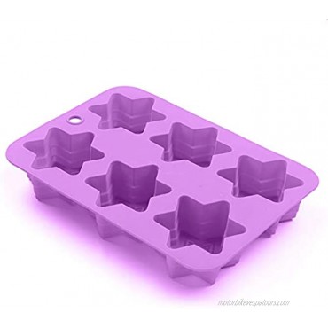 The Kosher Cook Star of David Muffin Pan Silicone Magen Dovid Cupcake Molds Bake or Freeze for Chocolate Ice Cream Cakes and More Oven and Freezer Safe