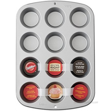 Wilton Recipe Right Muffin Pan Multipack 12-Cup 2-Pk. Assorted