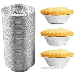 120 Pack Pie Pans 5 Inch Disposable Pie Tins Aluminum Pie Pans Foil Tart Pans used for Baking Storage and Reheating Pies Tart and Quiche by Spare Essentials