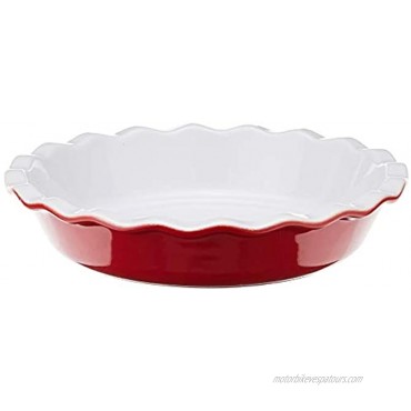 Emile Henry 9-Inch Pie Dish Cerise Red