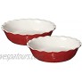 Emile Henry Set of 2 mini pie dish 5.5 x 1.5in Rouge