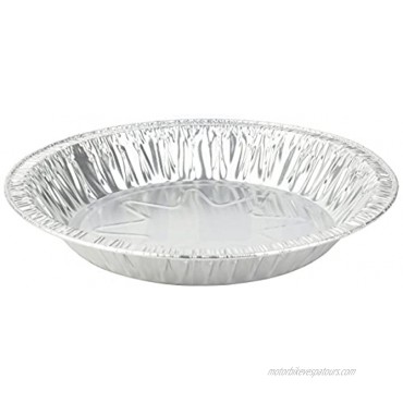 MT Products 8 Inch Outer Rim Disposable Aluminum Foil Tart Pie Pan 1.25 Deep Inside Measures 7 inches x 1.25 inches -Thicker 45 Gauge 35 Pieces