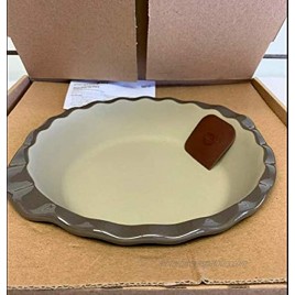 PAMPERED CHEF DEEP DISH PIE PLATE STONE # 1447
