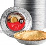 Stock Your Home 9 Inch Deep Dish Aluminum Foil Pie Pans 50 Count Disposable & Recyclable Large Pie Pan Pie Plates for Bakeries Cafes Restaurants Durable Large Foil Pans for Extra Pie Filling