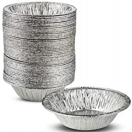 Tart Pans 4 1 4 Disposable Aluminum Foil Pie Pan 7 8 Deep The Right Size and Durable Perfect for All Occasions by MT Products 50 Pieces