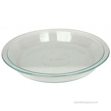 World Kitchen Pyrex Glass Bakeware Pie Plate 9 x 1.2 Pack of 3 9 Clear
