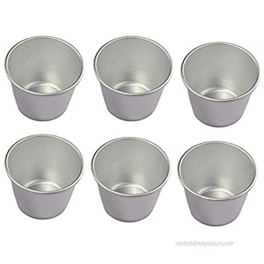 6 Pcs Nonstick Individual Tumblers Popovers Chocolate Molten Pudding Cups Raspberry Mold