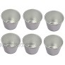 6 Pcs Nonstick Individual Tumblers Popovers Chocolate Molten Pudding Cups Raspberry Mold