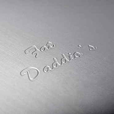 Fat Daddio's Anodized Aluminum Square Rectangle Tarts 13.75 Inches by 4.25 Inches by 1 Inch