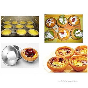 GOOTRADES 20 Pack Mini Pie Muffin Cupcake Pans Egg Tart Bakeware Non-stick Baking Cups