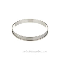 Matfer Bourgeat 371612 Plain Tart Ring Silver