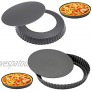 MEICHU Tart Pan with Removable Bottom 2PCS Nonstick Quiche Pan 8 Inch Quiche Pan Set of 2