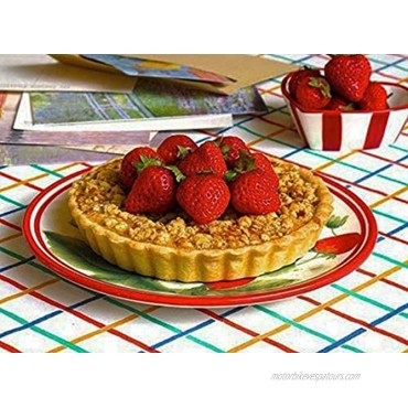 Non-stick Tart Pie Pan with Removable Loose Bottom 8.8-inch Quiche Pan Round Fluted Edges Bakeware