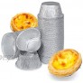 Ramekins Muffin Cups300PCS,Disposable Baking Cups,Aluminum Foil Egg Tart Pie Tins Pans Molds For Baking
