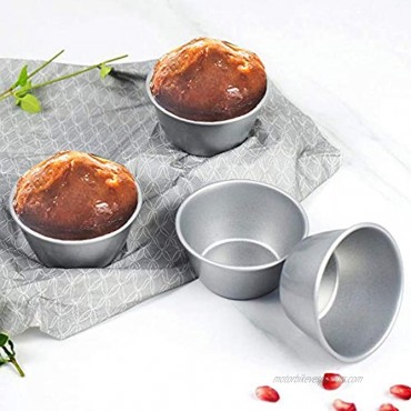 shenyue Mini Cake Pan Egg Tart Mold Non-Stick Jelly Baking Tool Muffin Alloy Pudding Mold Bakeware Cake Mold Cupcake Mould Carbon Steel Baking Cup