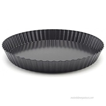 Tart and Quiche Pan，9 inch Bakeware Nonstick & Quick Release Coating Loose Bottom Quiche Tart Pan Tart Pie Pan Round Tart Quiche Pan with Removable Base