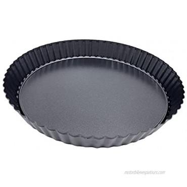Tart and Quiche Pan，9 inch Bakeware Nonstick & Quick Release Coating Loose Bottom Quiche Tart Pan Tart Pie Pan Round Tart Quiche Pan with Removable Base