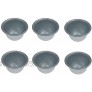 UgyDuky 6 Pack Mini Round Cake Bakeware Mould Non-Stick Cake Pans Small Cheesecake Pudding Pan Cooking Molds For Pies Cheese Small Cakes Desserts Muffin Pudding