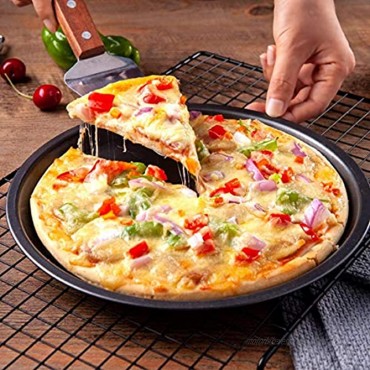 Bekith 5-Piece Set Pizza Pans Non-stick Deep Dish Round Bakeware