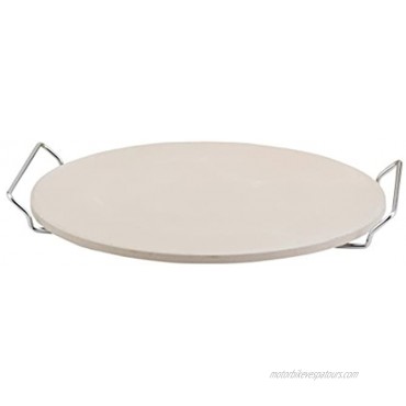 Fante's HIC Pizza Baking Stone with Serving Rack Natural Ceramic Stoneware 13
