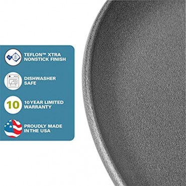G & S Metal Products Company ProBake Teflon Nonstick Pizza Pan 12 Charcoal