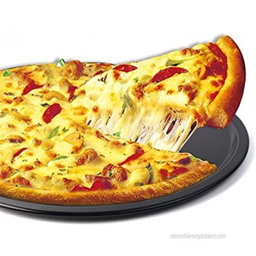lYonge 13 Pizza Pan Professional Premium Deep Dish Non-Stick Bakeware 13-Inch Light Dish
