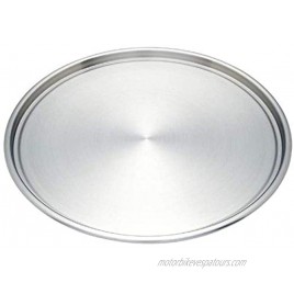 Maxam Baking Stainless Steel Pizza Pan 12-3 4 Silver