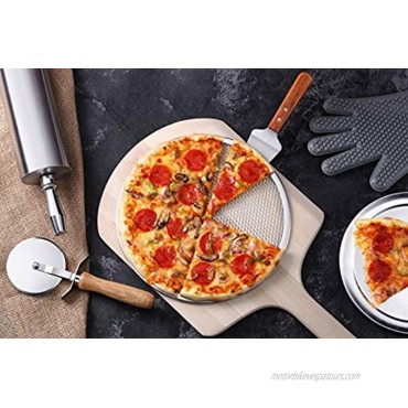 New Star Foodservice 50943 Restaurant-Grade Aluminum Pizza Baking Screen Seamless 10-Inch Pack of 6