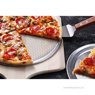 New Star Foodservice 50974 Restaurant-Grade Aluminum Pizza Baking Screen Seamless 16-Inch Pack of 6