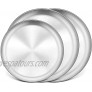 Pizza Pans Set of 312’’& 2x13.5’’ P&P CHEF Stainless Steel Baking Pizza Pan Tray Round Pizza Plate For Pie Cookie Pizza Cake Healthy & Heavy Duty Rust Free & Dishwasher Safe