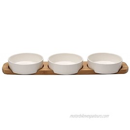 Pizza Passion 4 Piece Topping Bowl Set by Villeroy & Boch Premium Porcelain Made in Germany Dishwasher and Microwave Safe Bowls 18.75 x 4.25 x 2 Inches