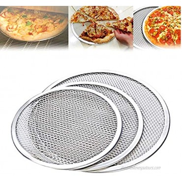 Pizza Screen,3PCS Bakeware Accessories Pizza Screen Aluminum Alloy Non Stick Mesh Net Baking Tray Cookware Kitchen Tool For Oven?8 inch+10 inch+12 inch