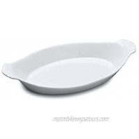 WM Bartleet & Sons 1750 Traditional Porcelain Gratin Cooking and Baking Dish 28cm – White