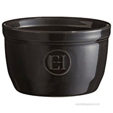 Emile Henry Made in France 5 oz Ramekin Set of 2 3.5 by 2 Charcoal,794009