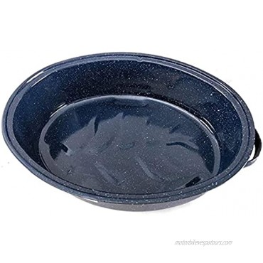 14.6 Inch Roaster Pan Enamel Oval Turkey Roasting Pan with Domed Lid Mother's Gift Covered Non-sticky Free of Chemicals Rôtissoire Chicken Meat Roasts Casseroles & Vegetables14.6 Inch