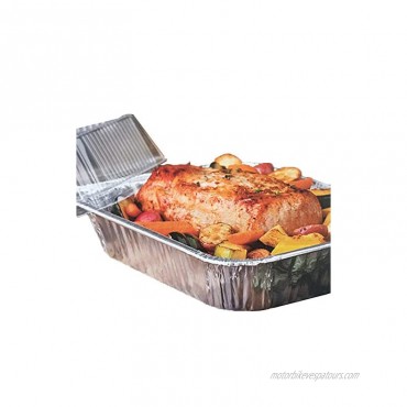 Aluminum Pans 14.5＂×10.5＂×2.75＂ Disposable foil Oversized Aluminum Pans，Perfect for Reheating，Baking Roasting Turkey Cooking,Roasting Meal Prep 20 Pack