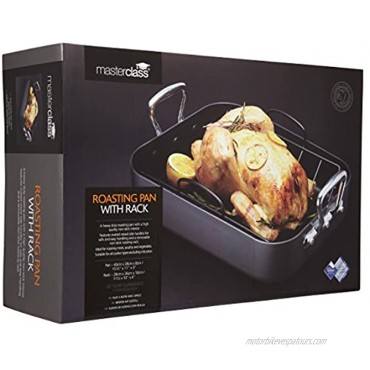 Kitchen Craft Premium Roaster Set With Side Handles And Non-stick Rack