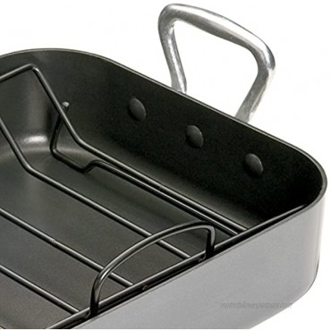 Kitchen Craft Premium Roaster Set With Side Handles And Non-stick Rack