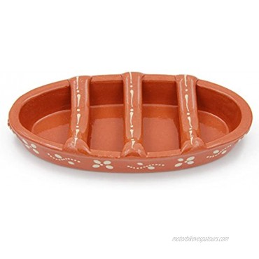Traditional Portuguese Clay Terracotta Sausage Roaster N. 1 Small