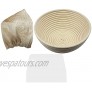 9 Inch Bread Banneton Proofing Basket Set – Bread Baking Kit with Dough Scraper and Linen Liner Cloth- Sourdough bread proofing bowls for Artisanal Bread – Bread Making Tools For Professional & Home Bakers 9 inch round