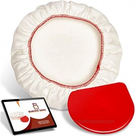 Baking Zone Cotton Liner for Round Bread Proofing Basket 9 inch with Red Dough Scraper & E-Book Made in Germany