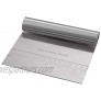 Bench Scraper for Baking Stainless Steel Dough Cake Pastry Cutter Scraper Chopper with Measuring Scale