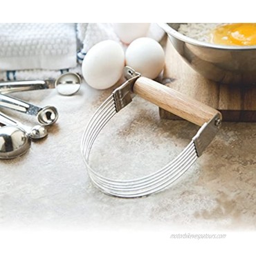 Fox Run Wire Pastry Blender 5 Steel and Wood