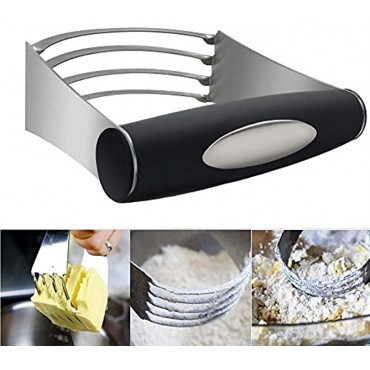 HULISEN Stainless Steel Dough Blender Pastry Cutter with Blades Professional Baking Dough Tools