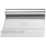 Last Confection Stainless Steel Bench Scraper Pastry Dough Cutter Chopper for Bread Pizza Pasta and Cookies