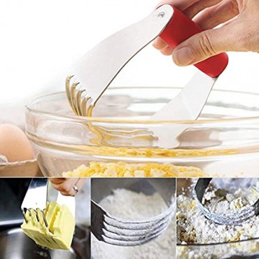 Pastry Cutter Set Professional Stainless Steel Pastry Blender & Dough Scraper Multipurpose Bench Scraper for Baking Bread Pastry Butter Pizza Dough