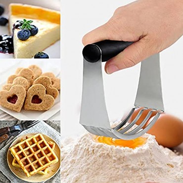 Stainless Steel Dough Blender Top Professional Pastry Cutter with Heavy Duty Stainless Steel Blades