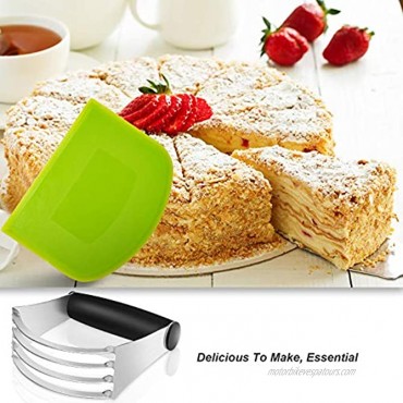 YasTant Top Quality Pastry Cutter – Heavy Duty Dough and Pastry Blender with Sturdy Blades and Ergonomic Grip Easy Mix Stainless Steel Dough Cutters for Cold Butter Pie Crust Scones and More