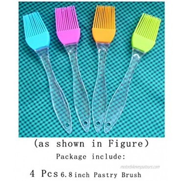 4 Pcs Silicone Basting Brush and Pastry Brushes