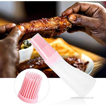 AKOAK 3 Pcs High Temperature Silicone Oil Bottle Brush Barbecue Baking Cake Brush Tool Kitchen Accessories